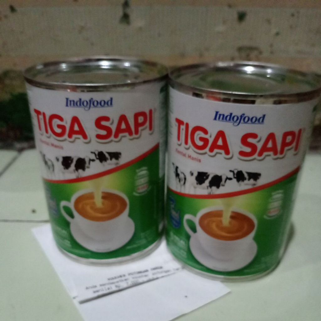 

susu kental manis putih cap tiga sapi 490g