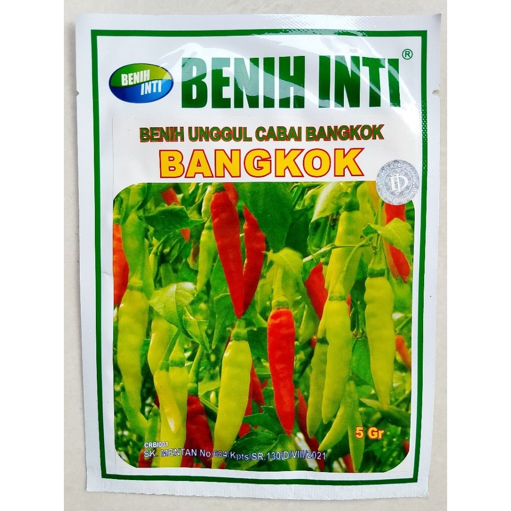 

Benih Cabe Rawit BANGKOK Super Pedas 5gr Benih Inti - Benih Cabai Setan Bangkok Super Pedas
