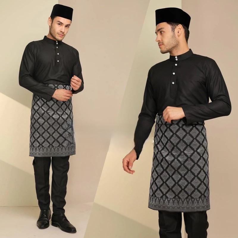 SETELAN BAHAN PREMIUM BAJU MELAYU PRIA DEWASA TOYOBO TELUK BELANGA/BAJU KURUNG MELAYU