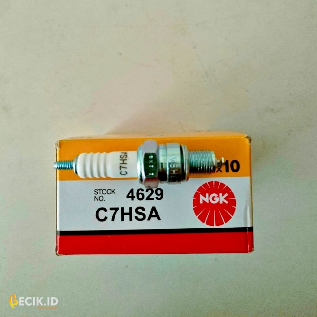 Busi Motor NGK C7HSA • ORIGINAL 100% • BUSI C7 ORI ASLI