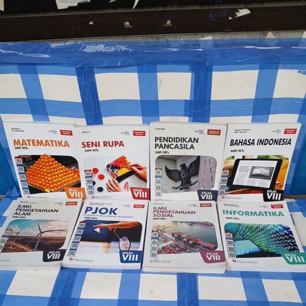 Buku Paket Kurikulum Merdeka SMP/MTs Kelas 8/2 Bumi Aksara Matematika-PJOK-Bahasa Indonesia-Pendidik