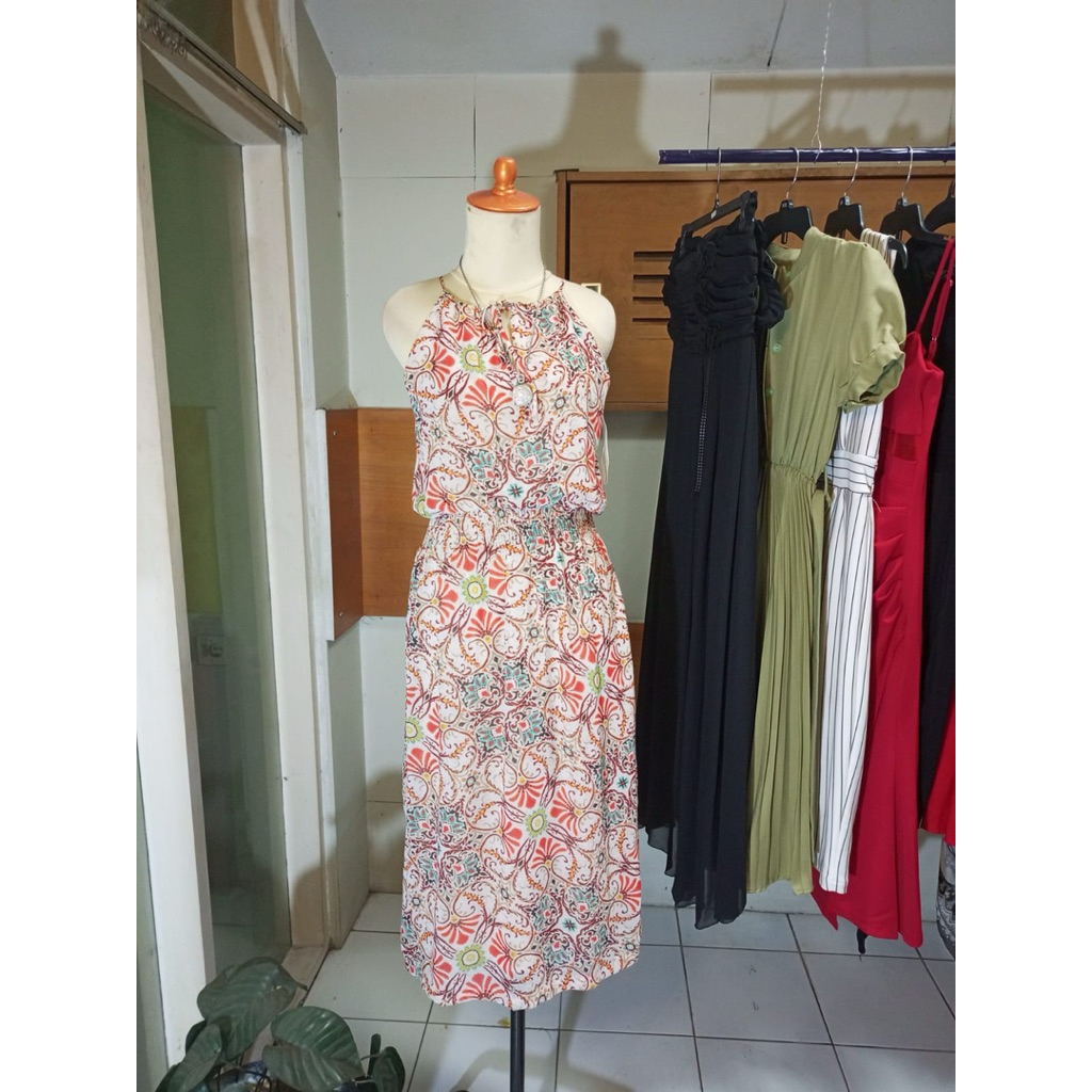 Dress / Baju Terusan Motif Bunga