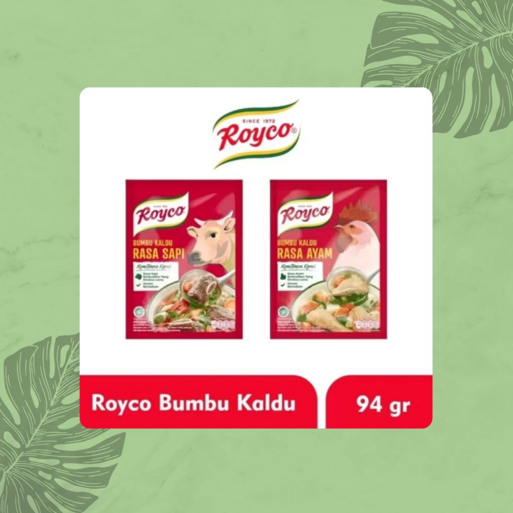 

Royco Bumbu Kaldu Ayam dan Sapi 94Gr