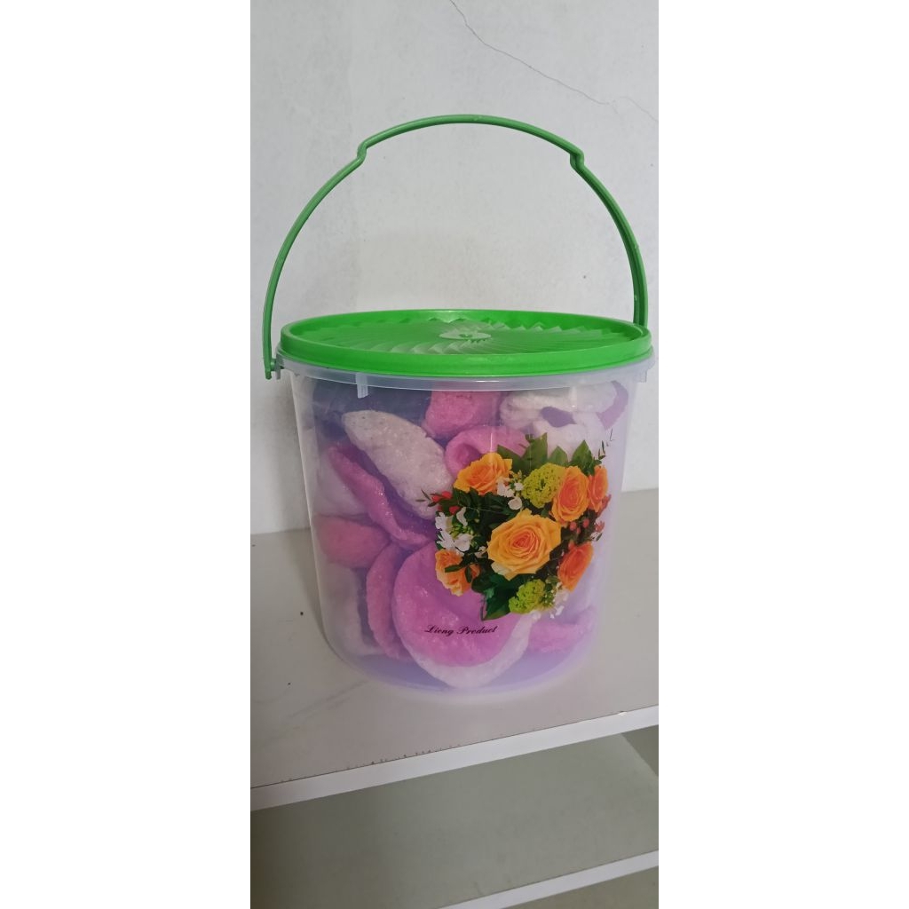 

Kerupuk sangrai (kerupuk melarat) kenasan toples 5 liter