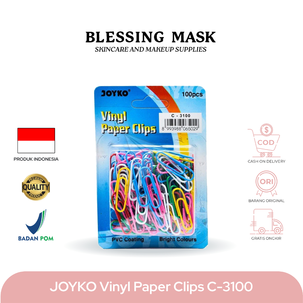 

JOYKO Paper Clip | Klip Warna Joyko C-3100 | Blessingmask ACC