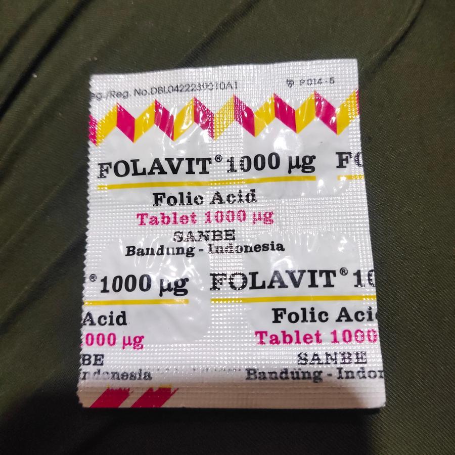multivitamin folavit folic acid 1000 folic acid