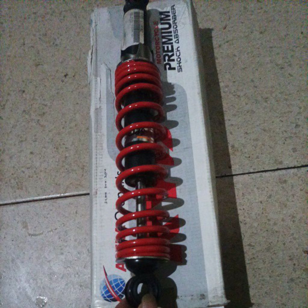 Skok KAYABA KYB PREMIUM TIPE SPORT 33mm (ori stok lama) RX King SISA WARNA MERAH