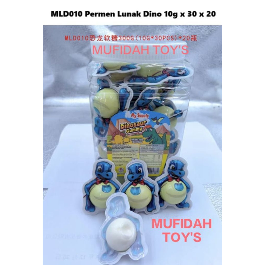 

Permen Lunak Dino My Sweety 30pcs/Toples