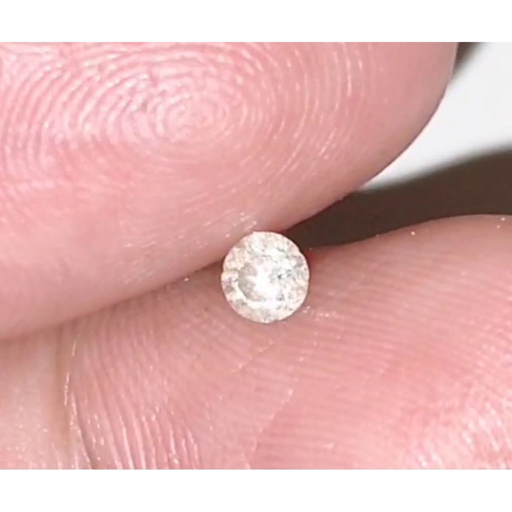 berlian asli banjar dim 3.2 mm, stok 1.natural alam