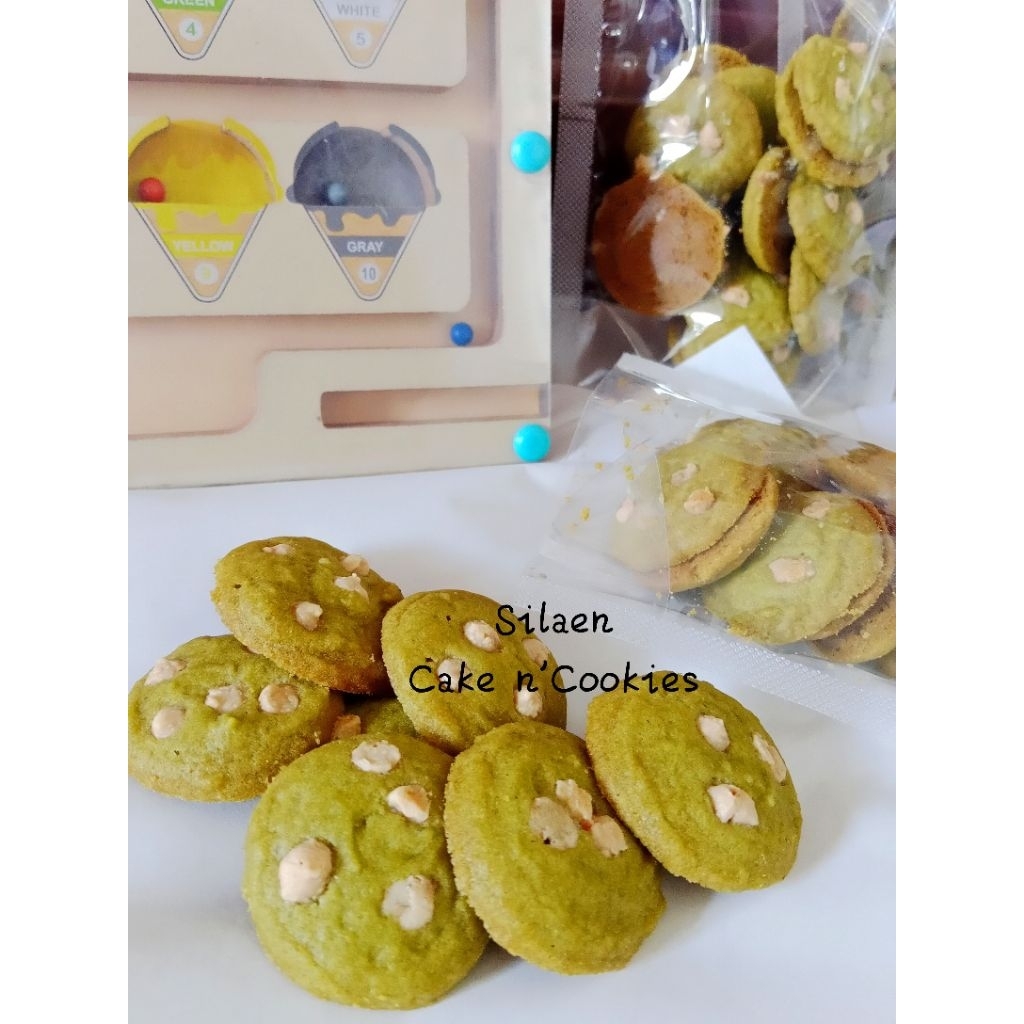 

Green Tea Cookies/Kue kering teh hijau 60gr