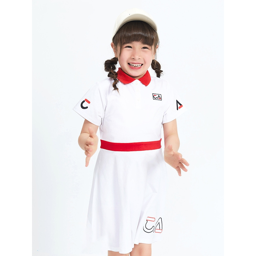 Lullaby CD02  Dress Anak Perempuan | Terusan Merah Putih | Baju Anak