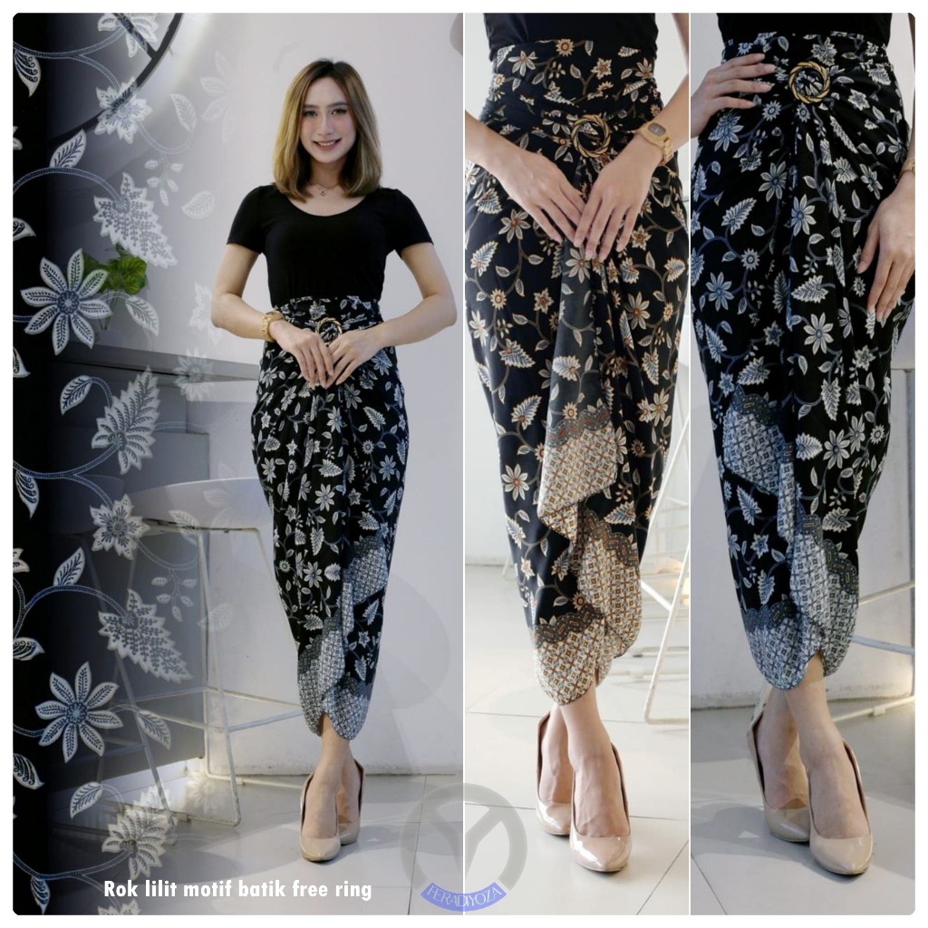 Feradiyoza # Rok Jarik Lilit Batik Motif Melati