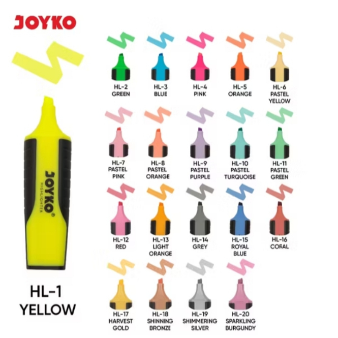 

Stabilo Highlighter Joyko Penanda Berwarna