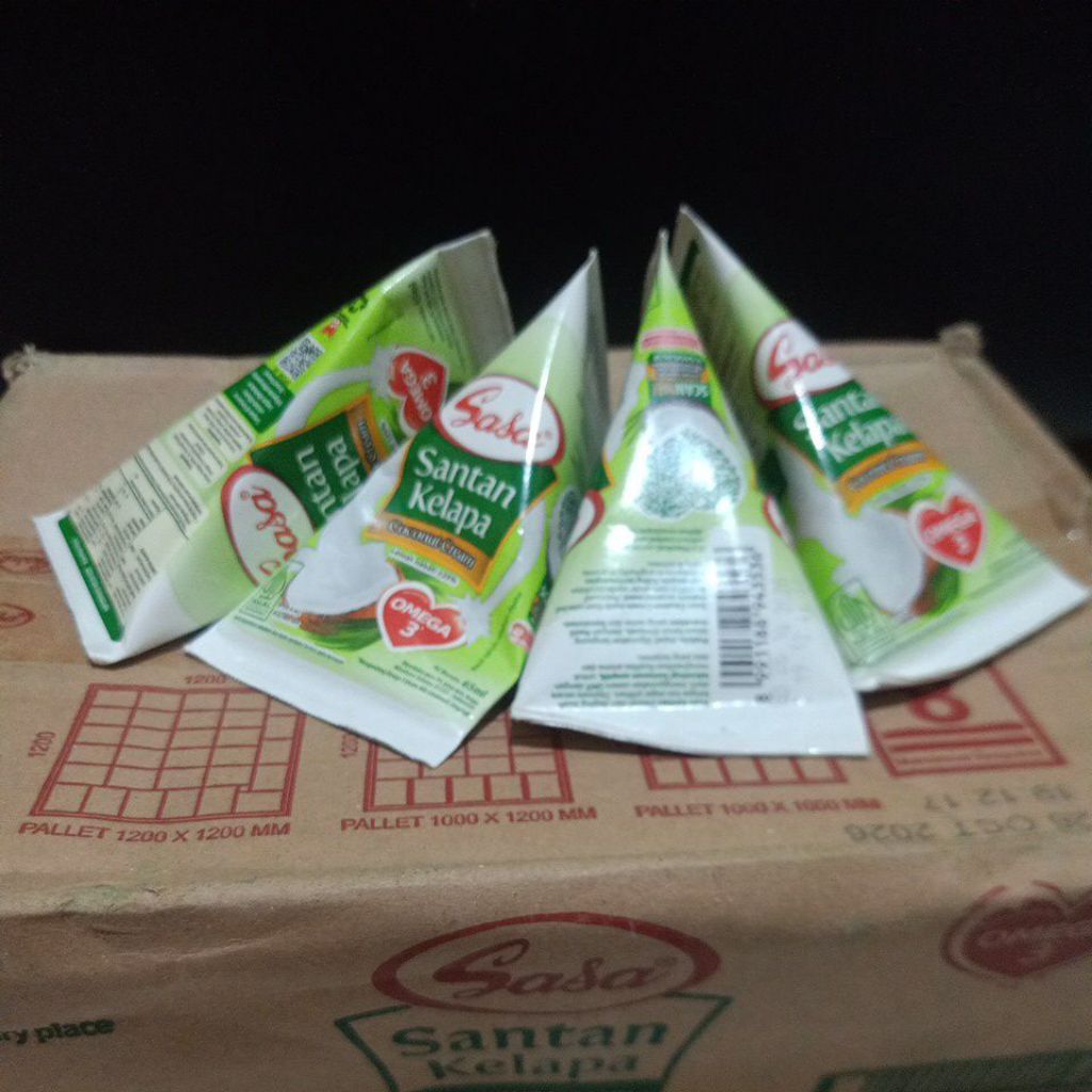

Santan sasa 65 ml kemasan 4 pcs