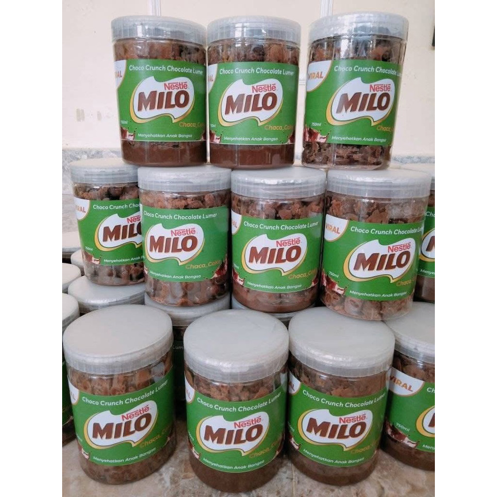 

milo choco crunchy coklat lumer