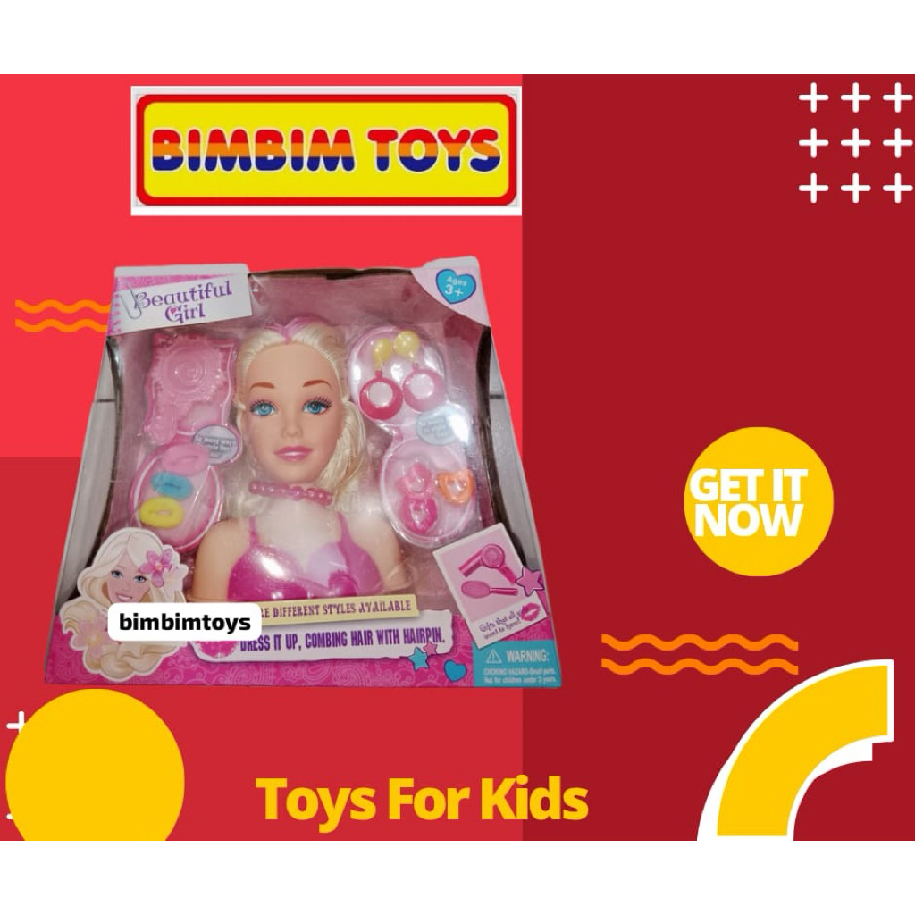 MAINAN BARBIE SALON BEAUTIFUL GIRL B369