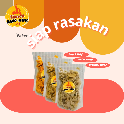 

Paket Siap Rasakan [ 3 Varian Otak-Otak 110gr Original Pedas Rujak