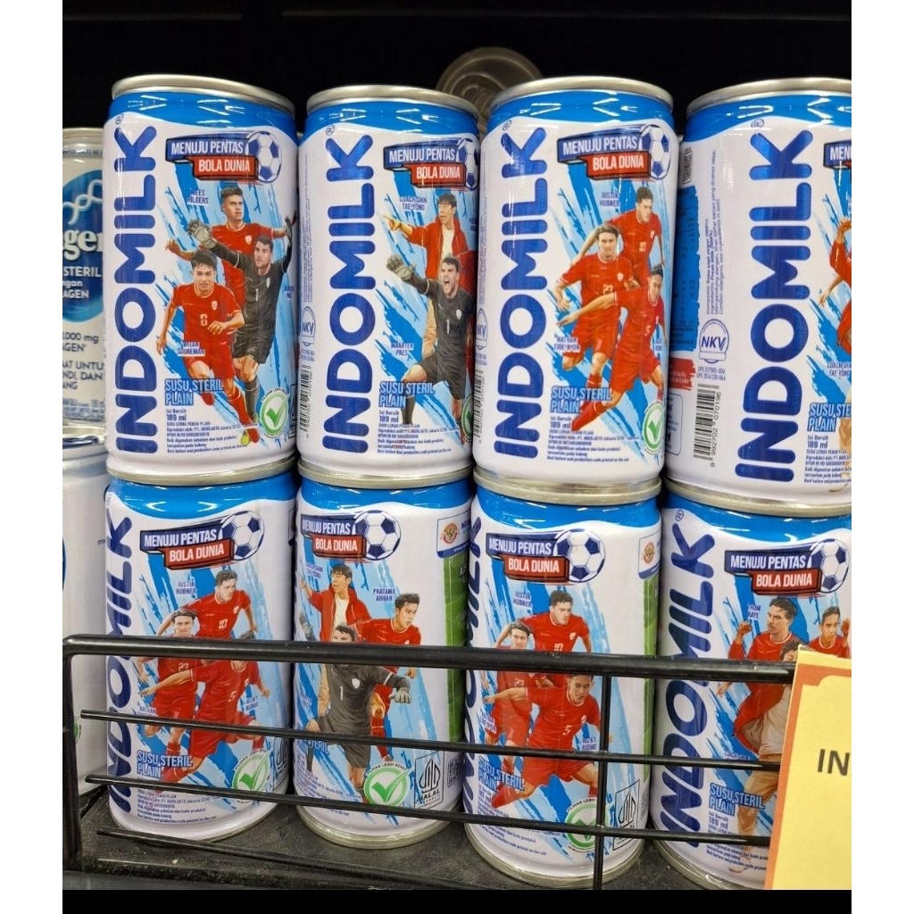 

Indomilk Susu steril plain/honey 189ml