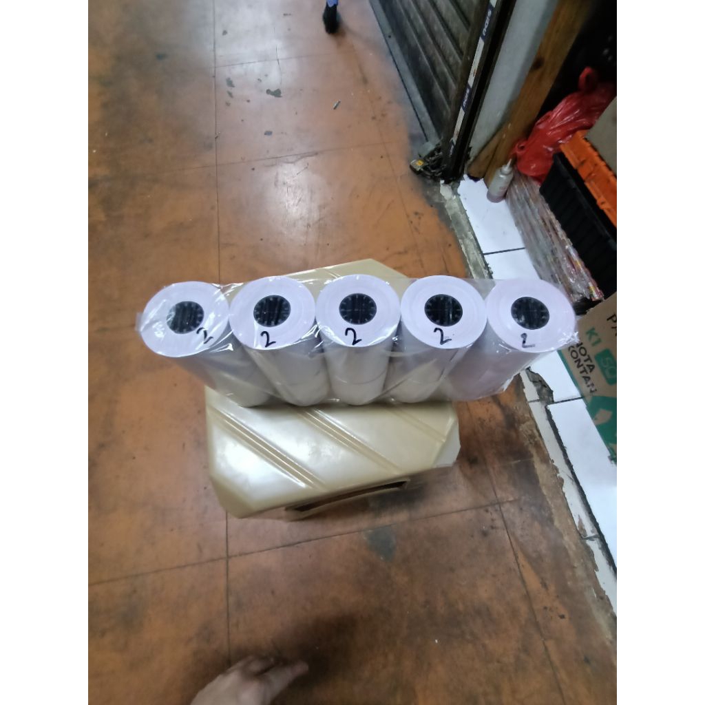 

Kertas Struk Kasir HVS 2 ply 75 x 65 mm