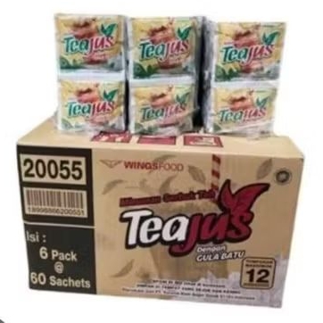 

tea jus gula batu 1 pack isi 6 renceng