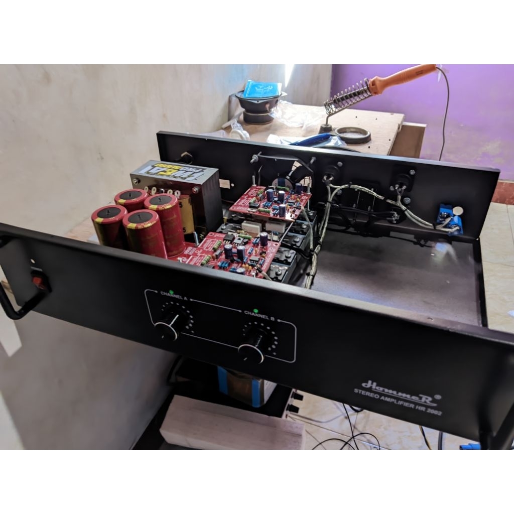 POWER 2 CHANNEL, TRAFO 10 AMPERE KECIL CT 45