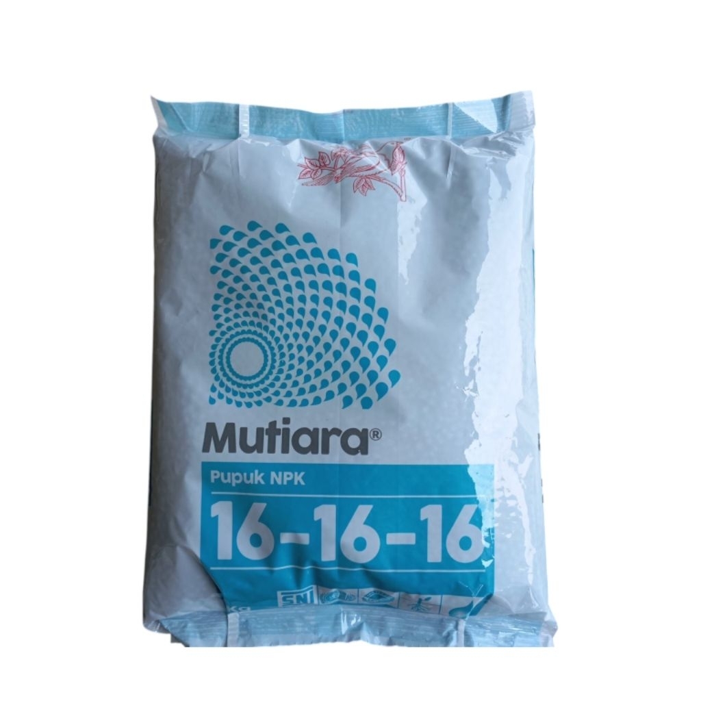 

Pupuk NPK Mutiara 16-16-16 Kemasan 1 Kg
