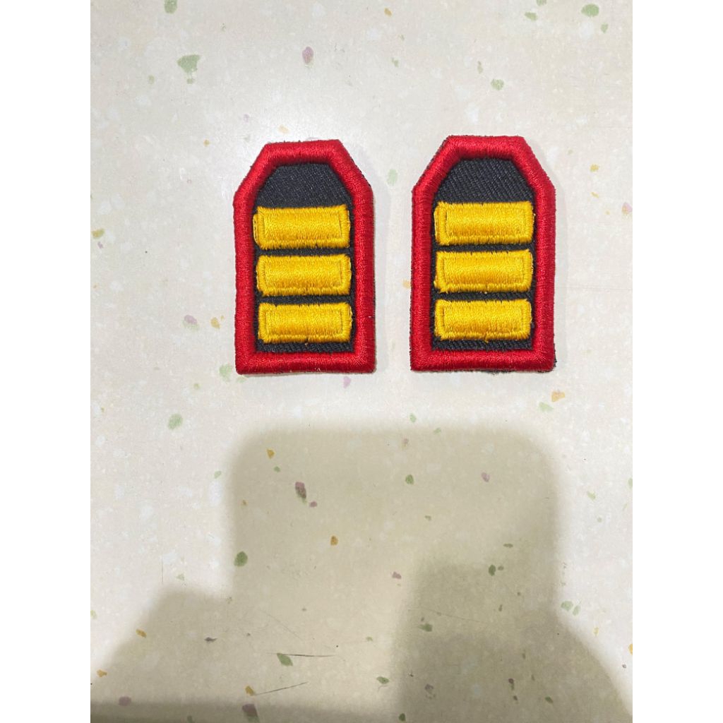 pangkat bordir polri