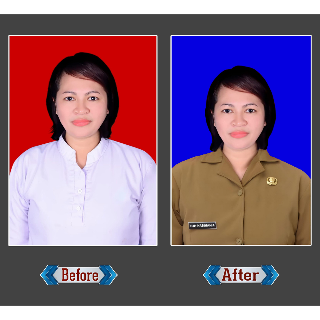 JASA EDIT PAS FOTO PRO/EDIT FOTO LAMARAN KERJA/EDIT FOTO GANTI JAZ/EDIT FOTO GANTU KEMEJA/BLAZER/ ED