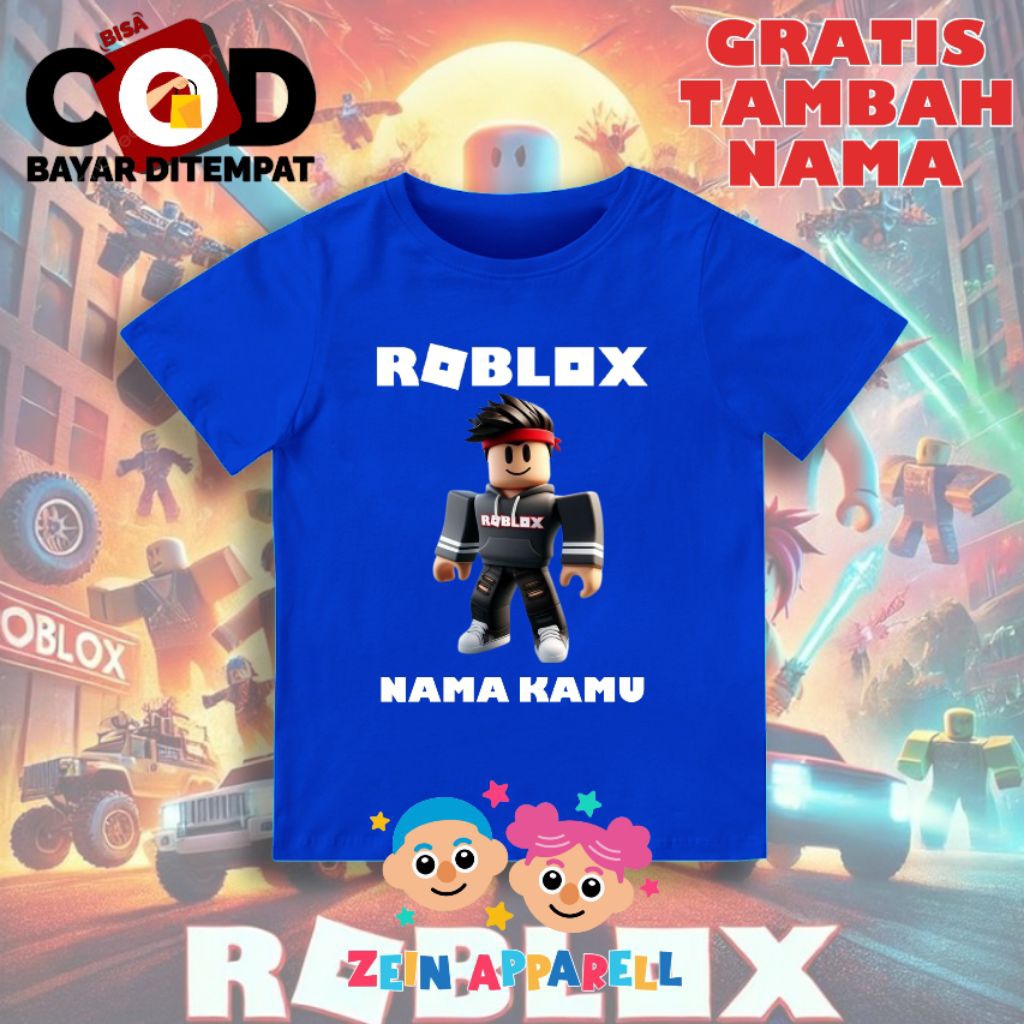 Fashion Anak Roblox Muaythai - Baju Anak Roblox Muaythai - Kaos Anak Roblox Muaythai