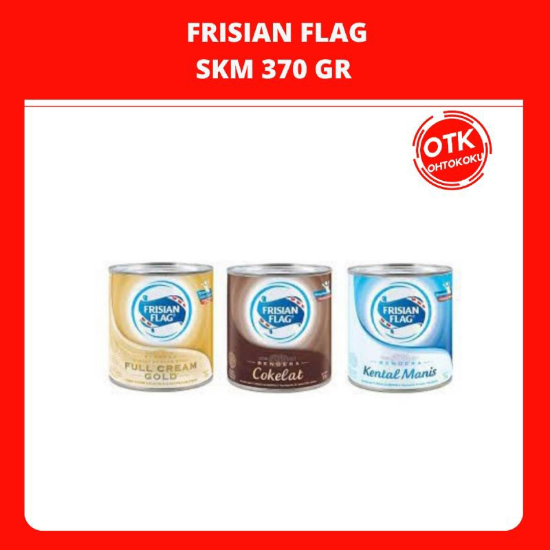 

[oddsolshop] pekanbaru/Frisian Flag Bendera 370GR SKM Susu Kental Manis Cokelat Coklat Plain Bendera