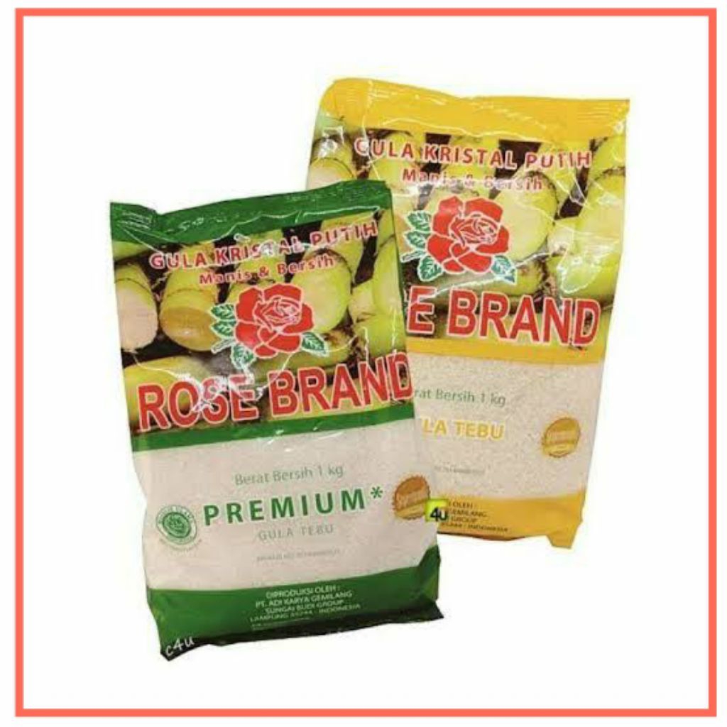 

Mbakolamis. Gula Rosebrand Kuning & Hijau kemasan 1 Kg | Warna Random