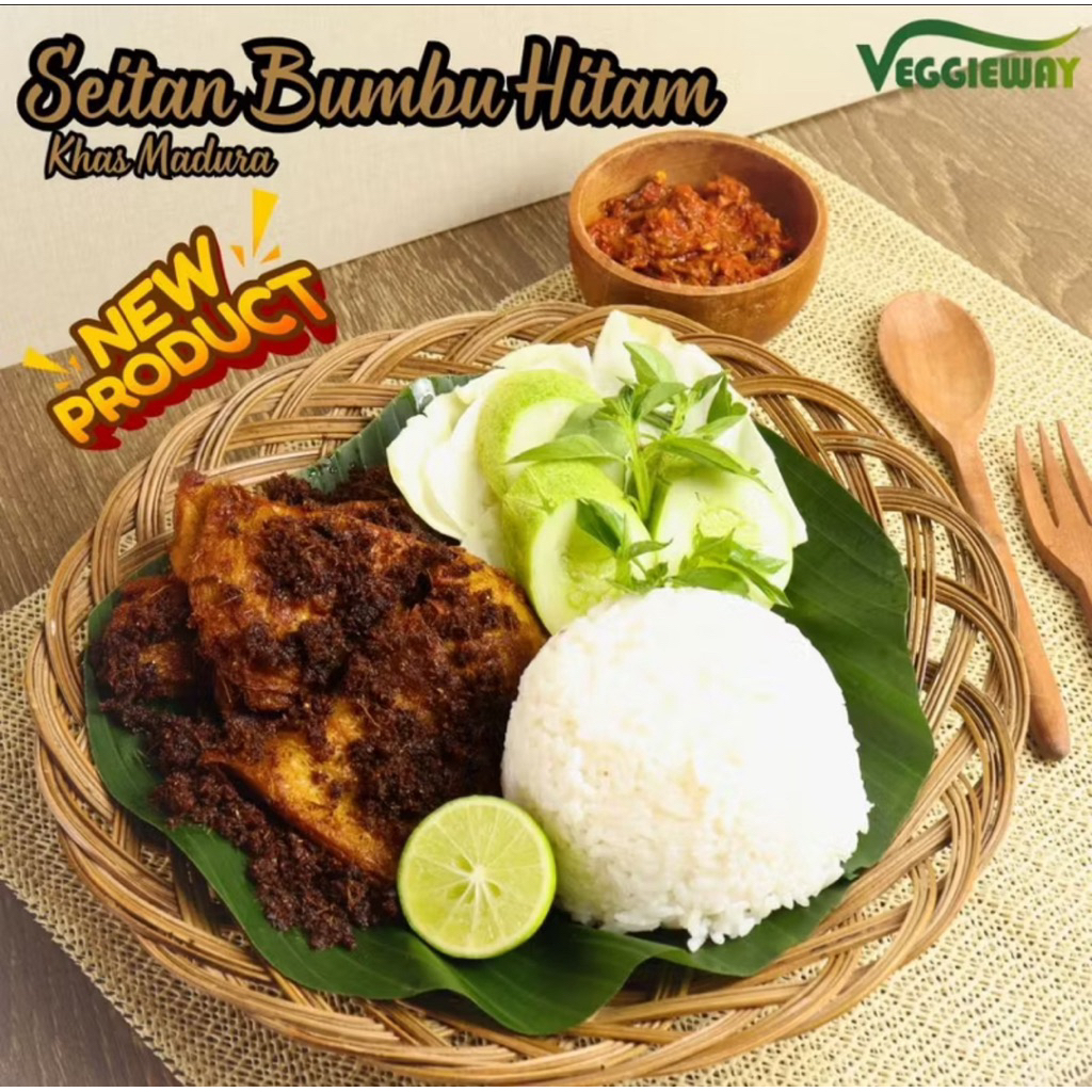 

Veggieway Seitan bumbu hitam khas Madura
