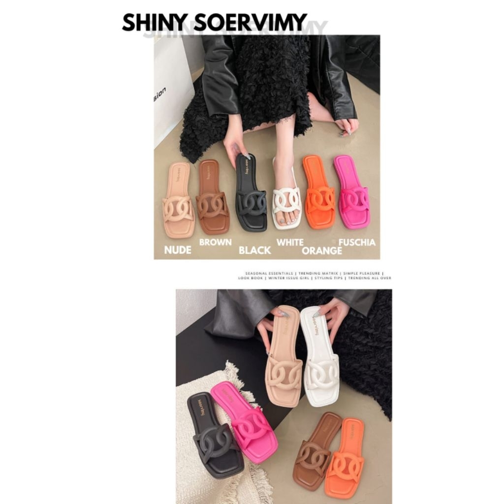 SENDAL SHINY SOERVIMY EMPUK BANGET