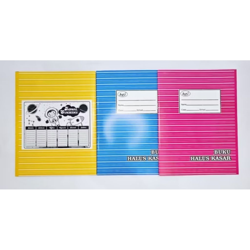 

Buku Tulis Halus Kasar Petak Kecil Petak Besar Sejati isi 50 lembar ( 1 pcs )