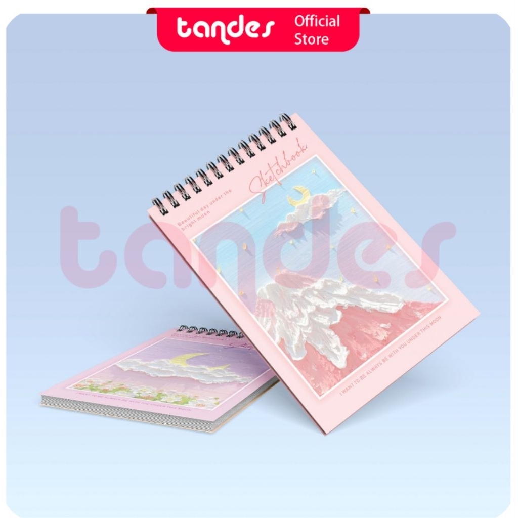

Terbaru Tandes Sketchbook A5 Buku Gambar Buku Sketsa Vertikal Jilid Spiral 45 Lembar / 90 Halaman Buku