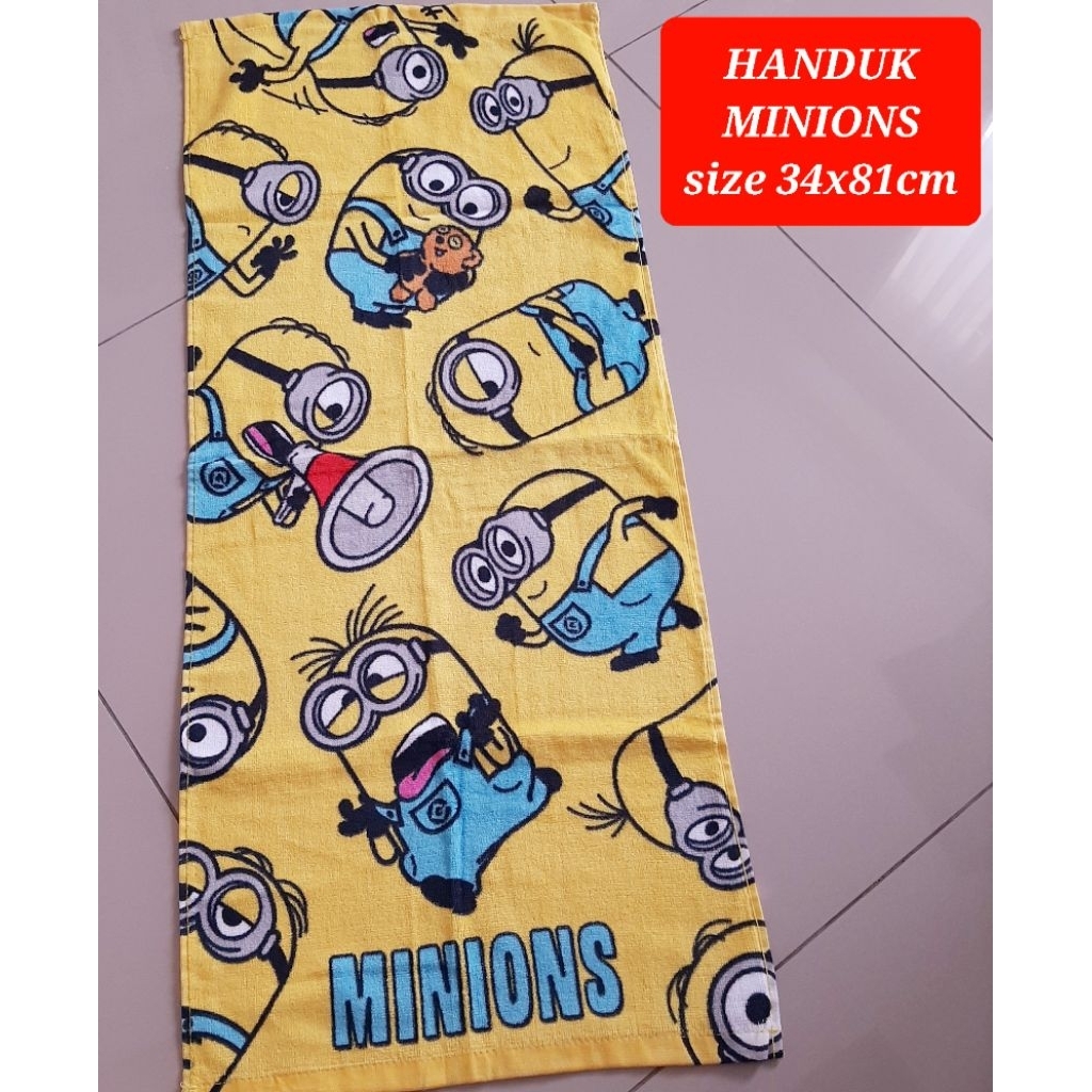 handuk katun karakter minion handuk katun karakter paw patrol handuk pokemon handuk wajah karakter h