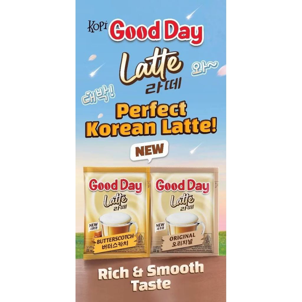 

Good Day Latte New /kopi good day Korean/kopi good day