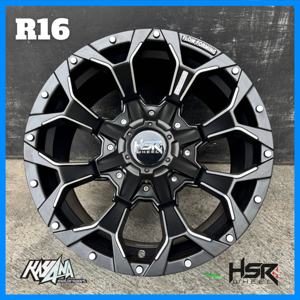 Velg Mobil HSR Goku R16 Hole 5x114,3 Lebar 8 Velg Innova, Taruna, Rush, Terios Velg Hsr Goku R16