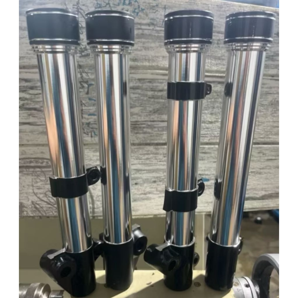 Tabung shock bottom beat Vario Scoopy second original bubut kilap