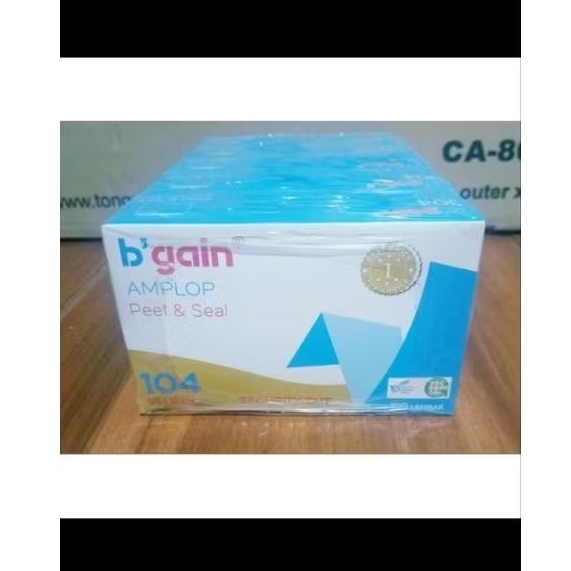 

100 Pcs Amplop Polos B'gain 104 Besar 95 x 152 mm