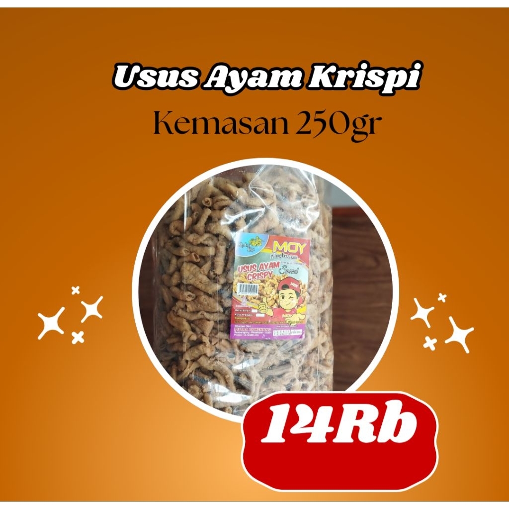

Usus Ayam Krispi 250gr