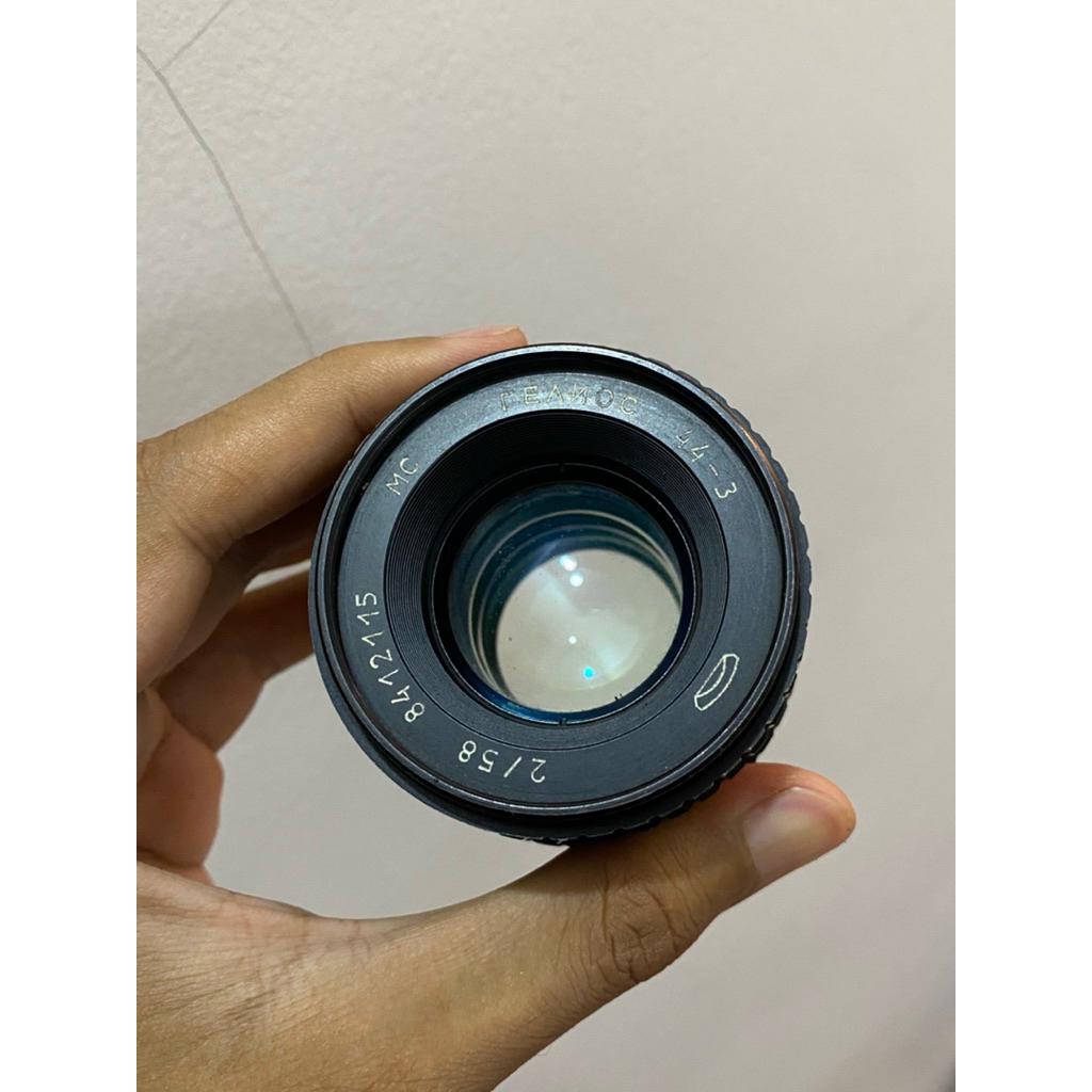 Helios 44-3 58mm f2 mount m42 GRATIS Adapter to EOS