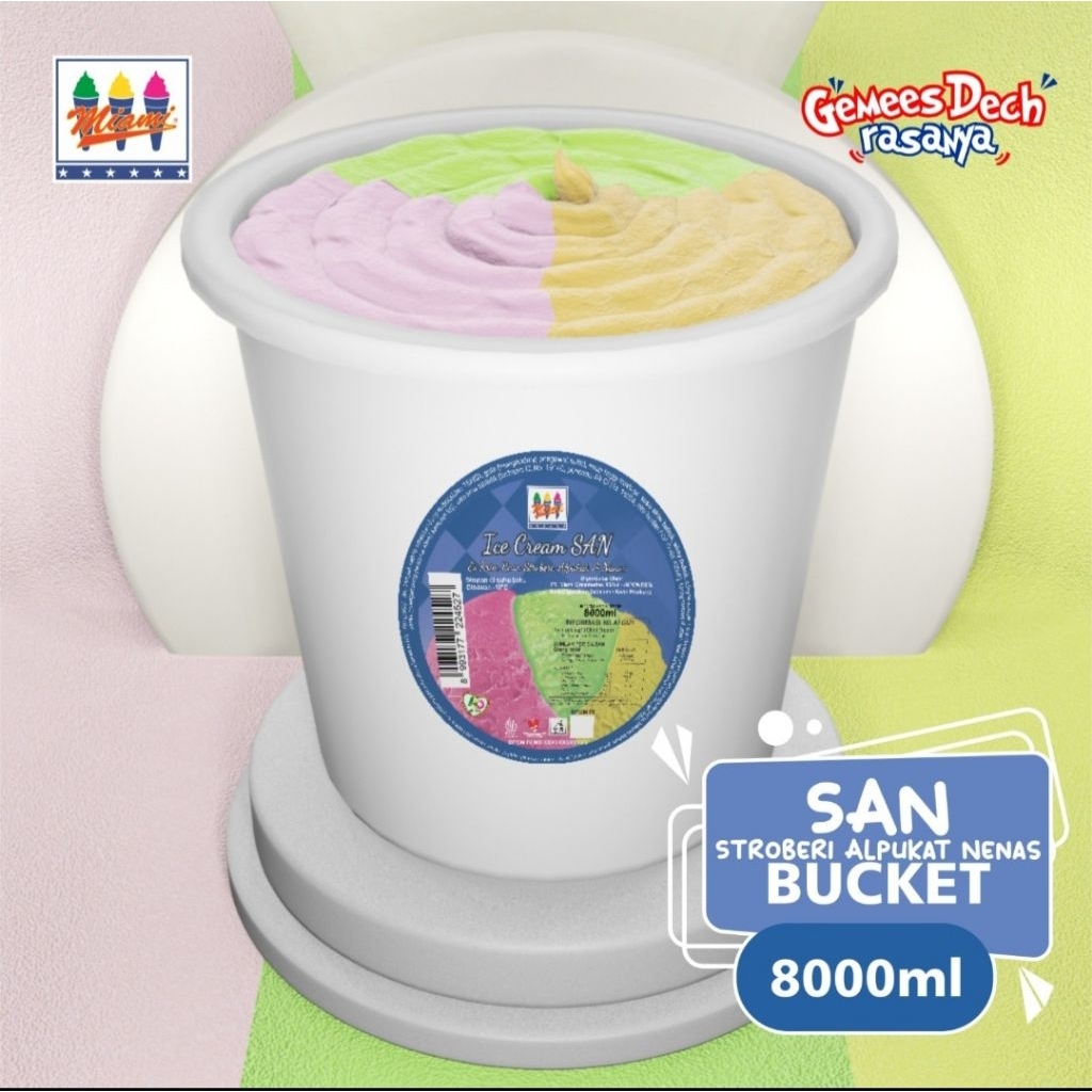 Es Krim Miami Ukuran 8 liter