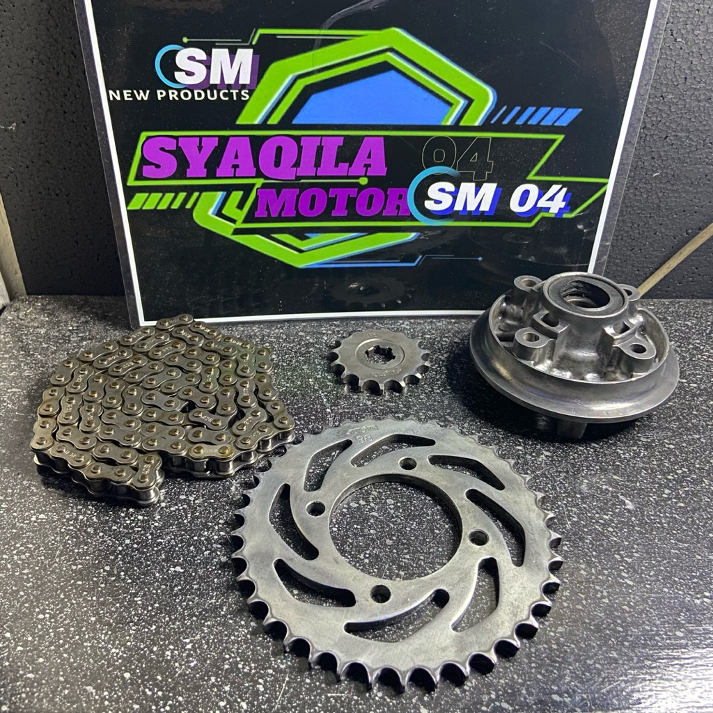 TOP 1 NAP GEAR DUDUKAN GIR BELAKANG SATU SET GEAR SET YAMAHA JUPITER Z BURHAN