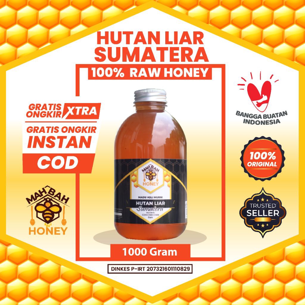 

Madu Hutan Liar Sumatera (Sialang) – Mahbah Honey Murni Asli 1000gr