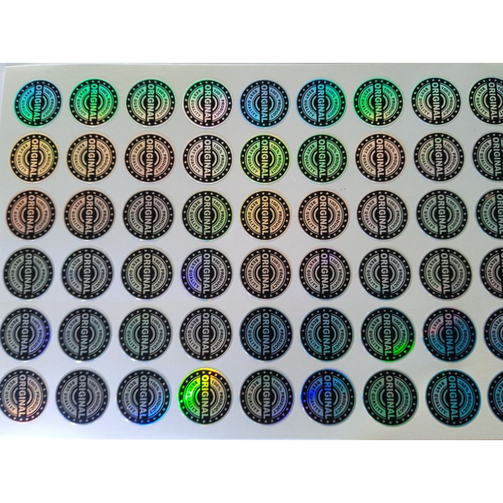 

custom stiker hologram A5