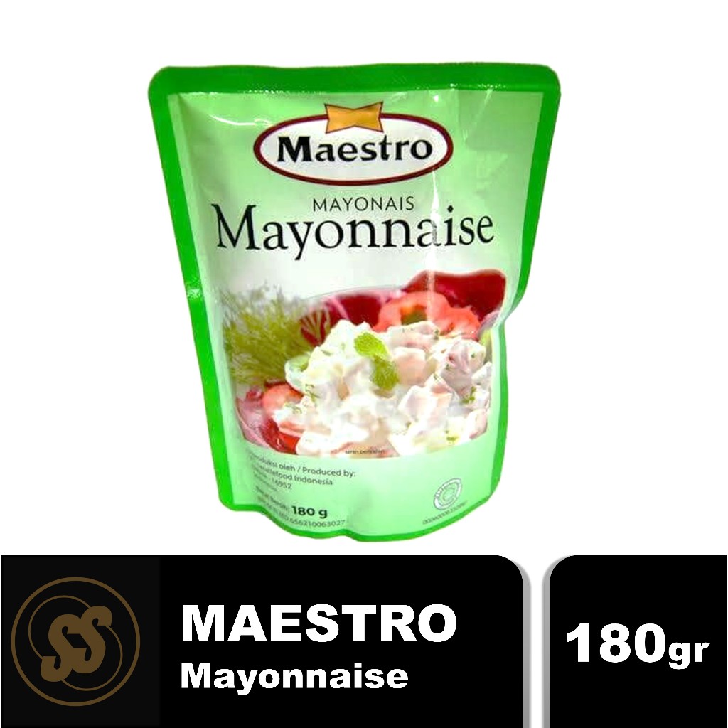 

[oddsolshop] pekanbaru/Maestro Mayonnaise Sauce 180GR Saus Mayonais Saos Mayo Salad Dressing Halal