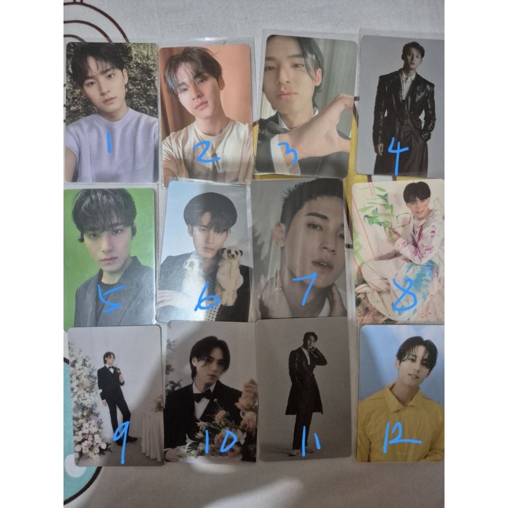 (READY STOCK) SEVENTEEN MINGYU PHOTOCARD CARAT VERSION FACE THE SUN, CARAT VERSION FML, RPC FACE THE