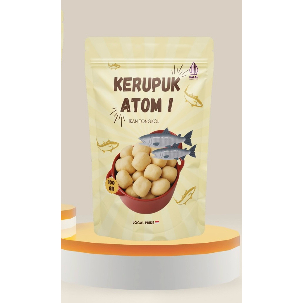 

KERUPUK ATOM KHAS IKAN TONGKOL