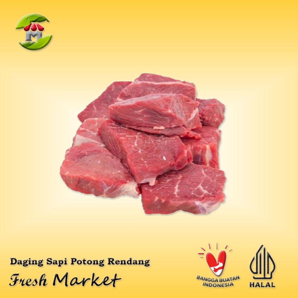 

AFGC [JAKBAR] Daging Sapi Lokal Potong Rendang Pack 480gr - gr